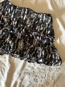 Beautiful Black And White Skirt