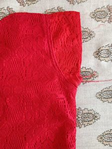 Used Red Top/T Shirt