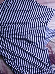 Striped Fit &amp; Flare Dress