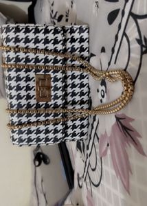Houndstooth Chain Bag