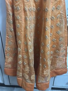 Orange Ethnic Gown