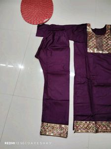 Elegant Purple Kurta Set