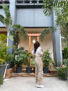 Pinteresty Biege Cargo Trousers