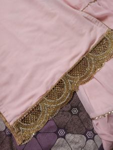 Pink Sharara Set