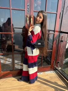 Stylish Color Block Co-ord Set