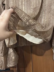 Brown Shimmer Top