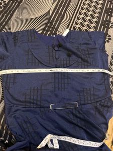 Navy Blue Midi Dress