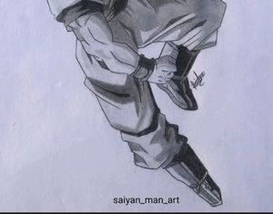Goku Ssj3 Hand Made Drawing.