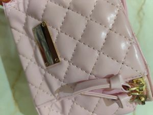 Mac Quilted Vanity Bag - Baby Pink
