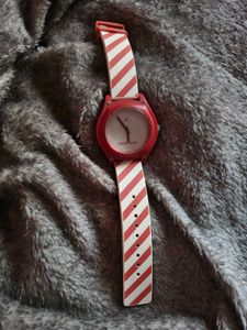 Fastrack Watch - Red & White