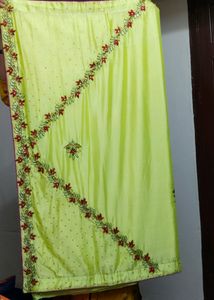 Chiffon Heavy Work Saree