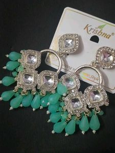 Krishna Silver Dangle Earrings