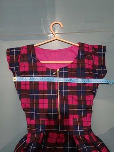 Girls Plaid Dress