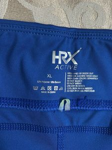 HRX Blue Cropped Leggings