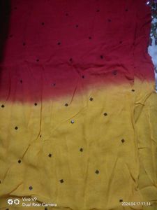 Red And Yellow Color Saree