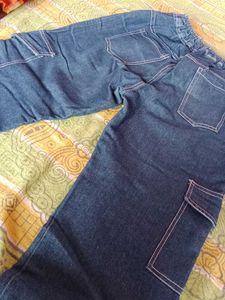 Dark blue Wash Denim Jeans