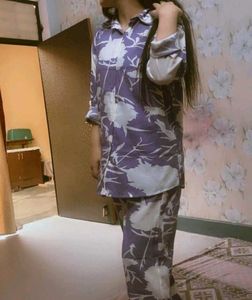 Floral Print Pajama Set