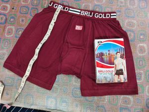 Mens Long Trunk Underwear Pack Of 3