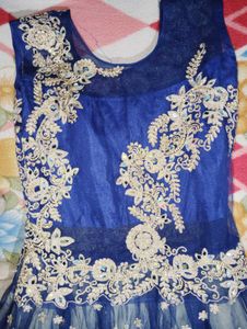 Weeding gown Net And Mirror Work