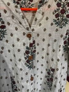 Elegant white kurta - 2XL