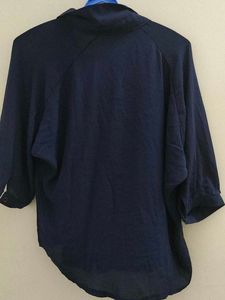 Navy Blue Casual Shirt