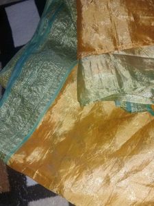 Yellow Banarasi Saree
