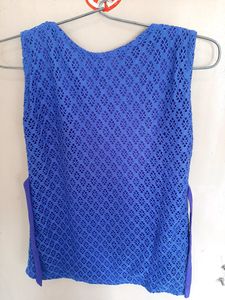 Women&#39;s Top| Blue| Bust-28| Length-23