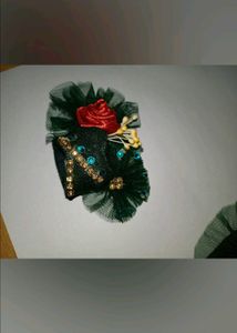 Hariyali Teej Green Dress For Laddu gopal