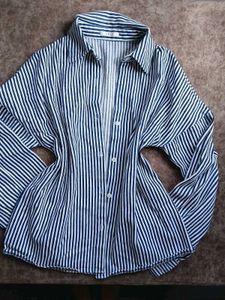 Stripped Blue Shirt💙