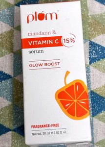 ✨ Plum Mandarin &amp; Vitamin C 15% Serum – Glow Boost