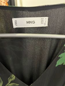 Fit And Flair Midi Print Dress From Mango