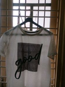 White Graphic Tee