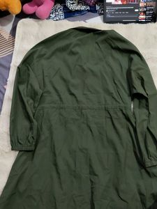 Urbanic Olive Green Shirt Dress