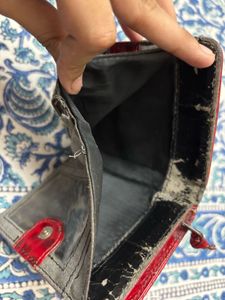 Red Leather Wallet For Women ❤️
