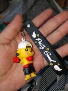 Pikachu Boxing Keychain