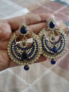 Blue Party Wear Earrings