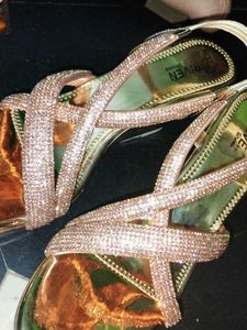 Elegant Gold Heels