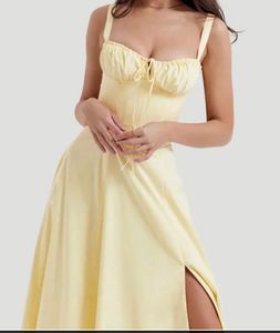 Yellow Sundress with Slit