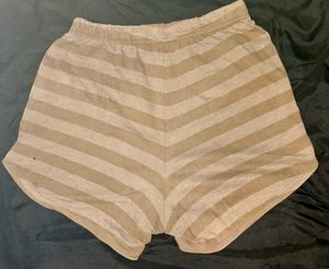 Cartoon Striped Shorts