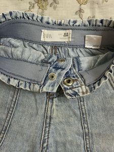 Wide Leg Denim Pants