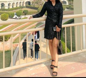 This newly trendy dress it just wore once