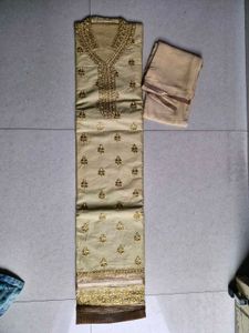 Elegant Embroidered Kurta Set Material