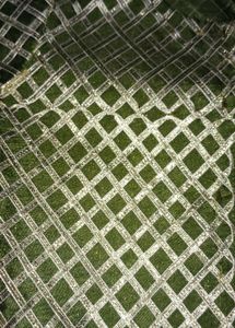 Green Brocade Blouse