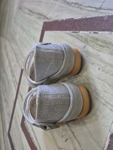 Cute Silver Sparkle Shoes