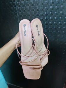 Chic nude heels up for sale