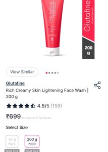 GLUTAFINE FACEWASH