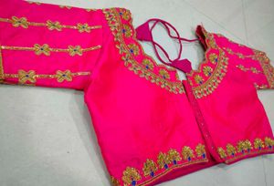 Pink Embellished Blouse