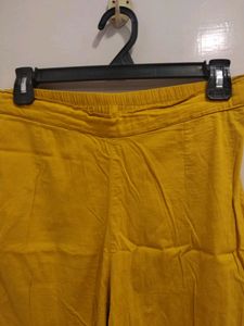 Yellow Cotton Pant