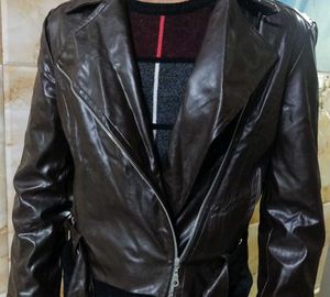 Faux Leather Unisex Jacket