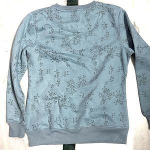 Stylish Blue Printed Sweater